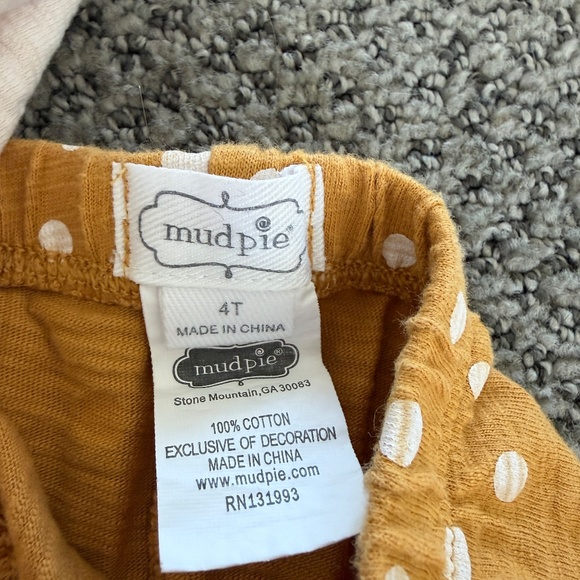 Mud Pie Girls' Turkey Tunic & Leggings Set 4T - Picture 6 of 9